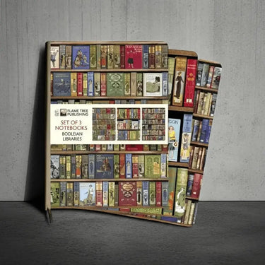 Bodleian Libraries Notebook Set: A Literary Journey 📚✨ Texas Bookman Ziya Blue