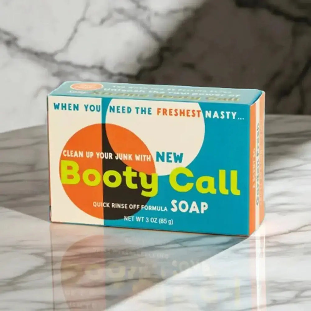 Booty Call Bar Soap: Funny Gag Gift Maeve Toys Ziya Blue