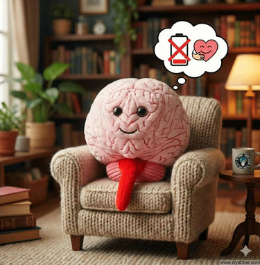 Brain Plush – GIANTmicrobes Neuroscience Toy Giant Microbes Ziya Blue