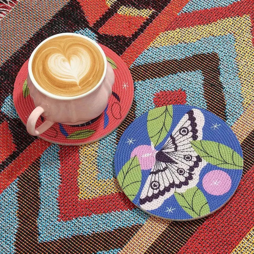 Bugs Beaded Coasters – The "Crawl-Proof" Table Decor Ziya Blue Ziya Blue