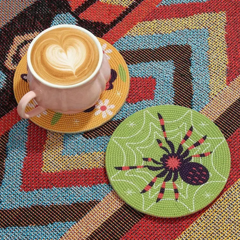 Bugs Beaded Coasters – The "Crawl-Proof" Table Decor Ziya Blue Ziya Blue