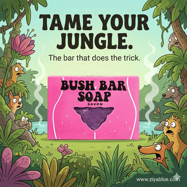 Bush Bar Soap: Coconut Scented Cleanser Gift Republic Ziya Blue