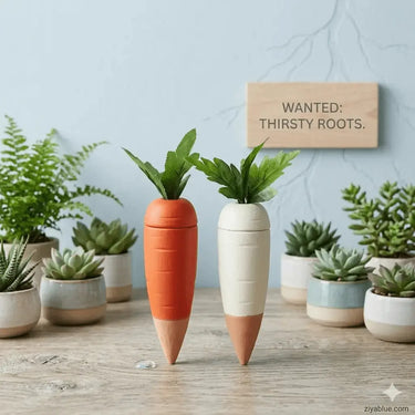 Carrot Watering Spike | Adorable Self-Watering Plant Tool Ganz Ziya Blue