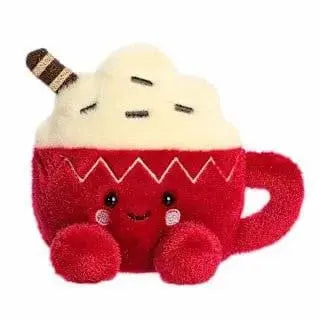 Cassia Hot Cocoa Palm Pals – 5" Plush Aurora Ziya Blue