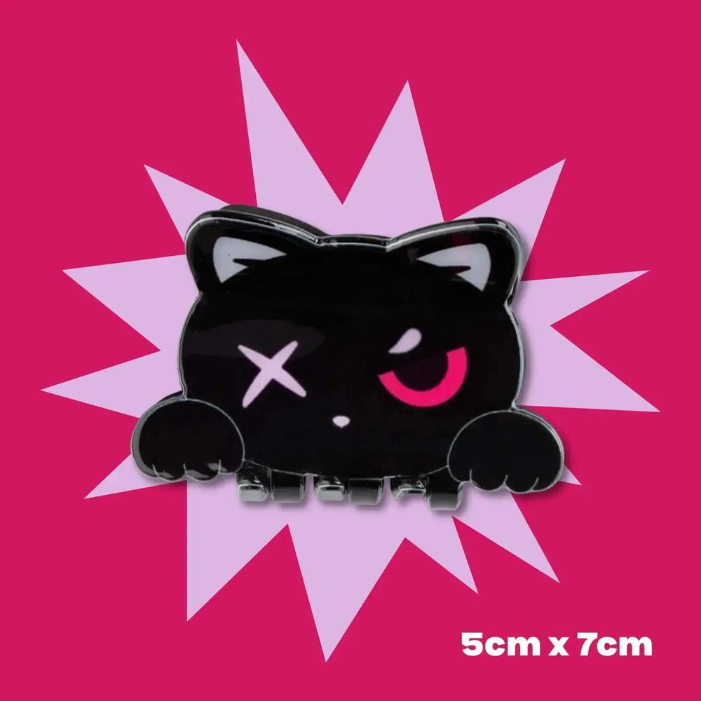 Cat Hair Claw - Face Black Ziya Blue Ziya Blue