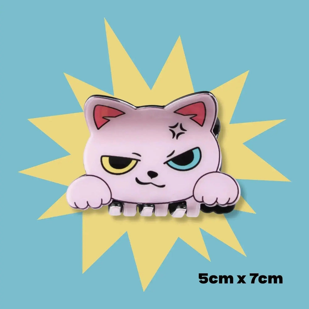 Cat Hair Claw | Pink Face Grumpy Cat Hair Clip Ziya Blue Ziya Blue