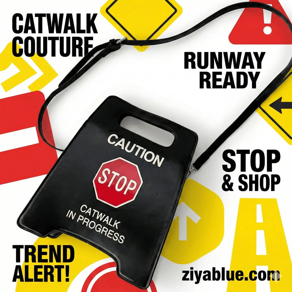 Catwalk Crossbody Purse: Sleek PU Leather Messenger Bag Ziya Blue Ziya Blue