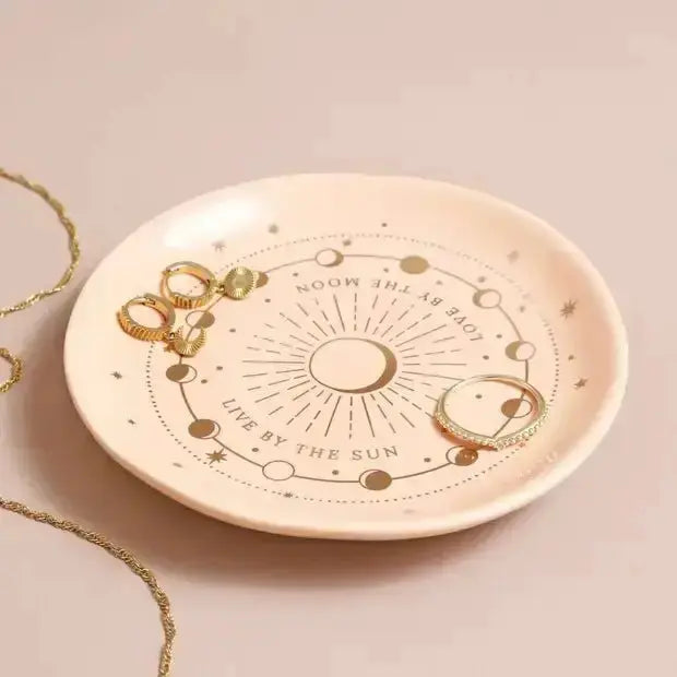 Celestial Ceramic Trinket Dish Lisa Angel Ziya Blue