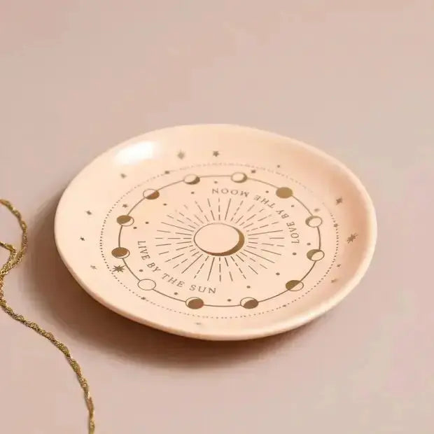 Celestial Ceramic Trinket Dish Lisa Angel Ziya Blue
