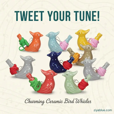 Ceramic Water Bird Whistle – The Most "Tweet-Worthy" Toy Ziya Blue Ziya Blue