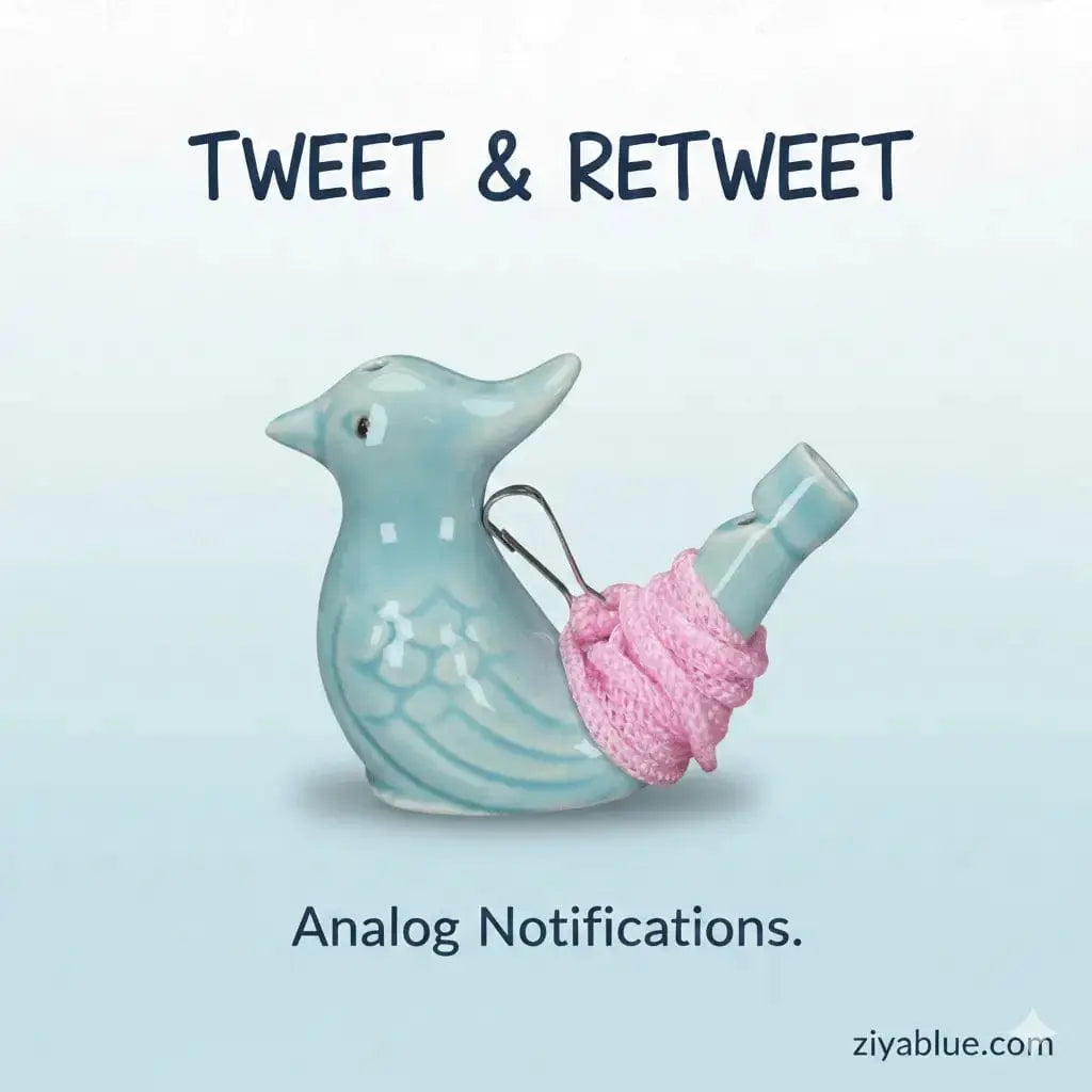Ceramic Water Bird Whistle – The Most "Tweet-Worthy" Toy Ziya Blue Ziya Blue