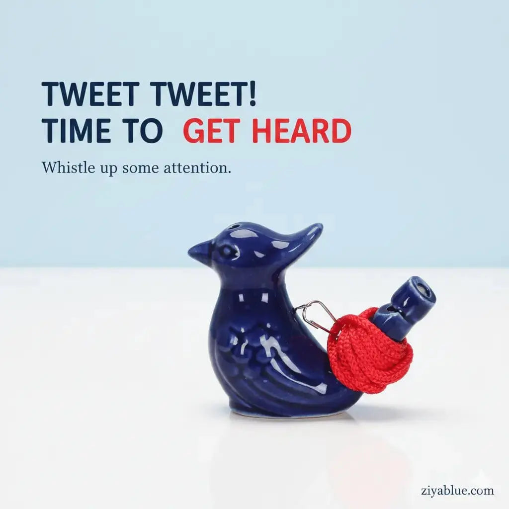Ceramic Water Bird Whistle – The Most "Tweet-Worthy" Toy Ziya Blue Ziya Blue