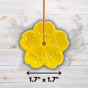 Cherry Blossom Incense Holder - Multiple Colours  Ziya Blue
