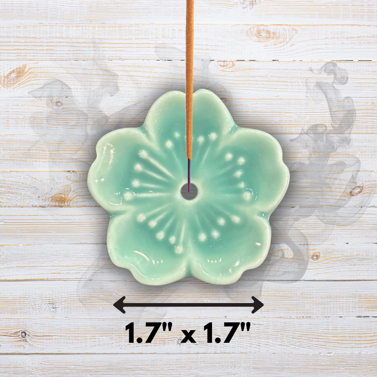 Cherry Blossom Incense Holder - Multiple Colours  Ziya Blue