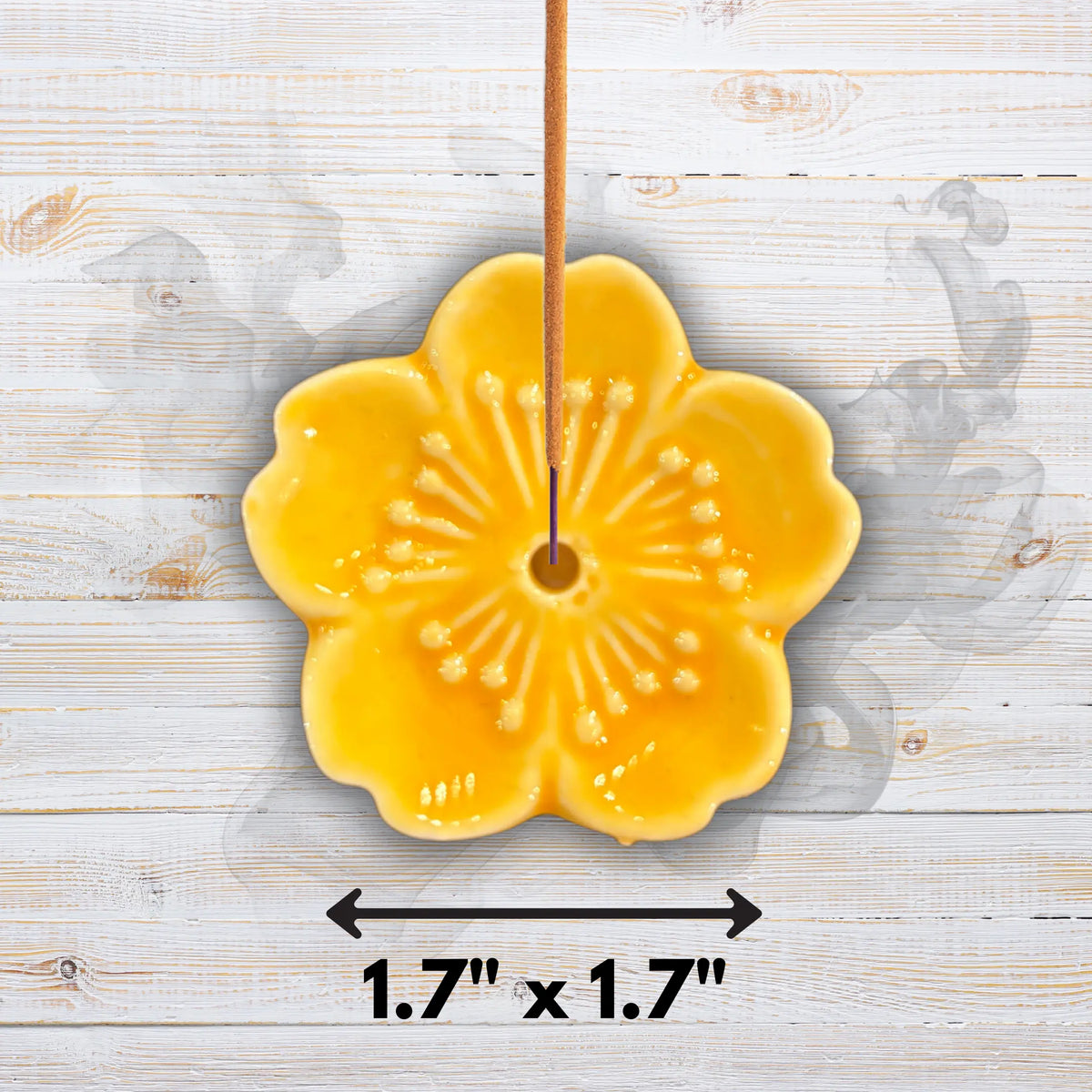 Cherry Blossom Incense Holder - Multiple Colours  Ziya Blue