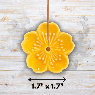 Cherry Blossom Incense Holder - Multiple Colours  Ziya Blue