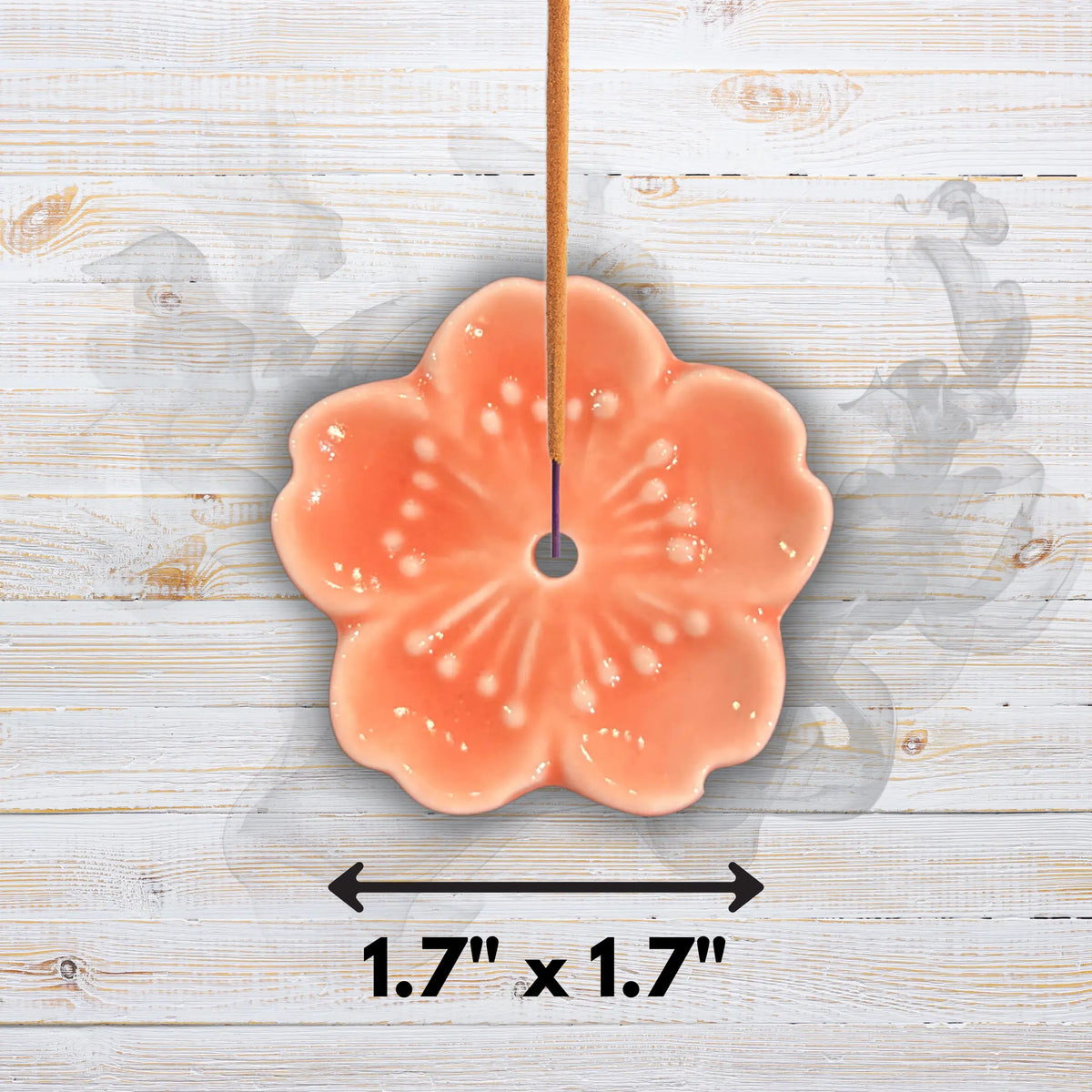 Cherry Blossom Incense Holder - Multiple Colours  Ziya Blue