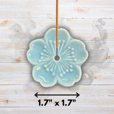 Cherry Blossom Incense Holder - Multiple Colours  Ziya Blue