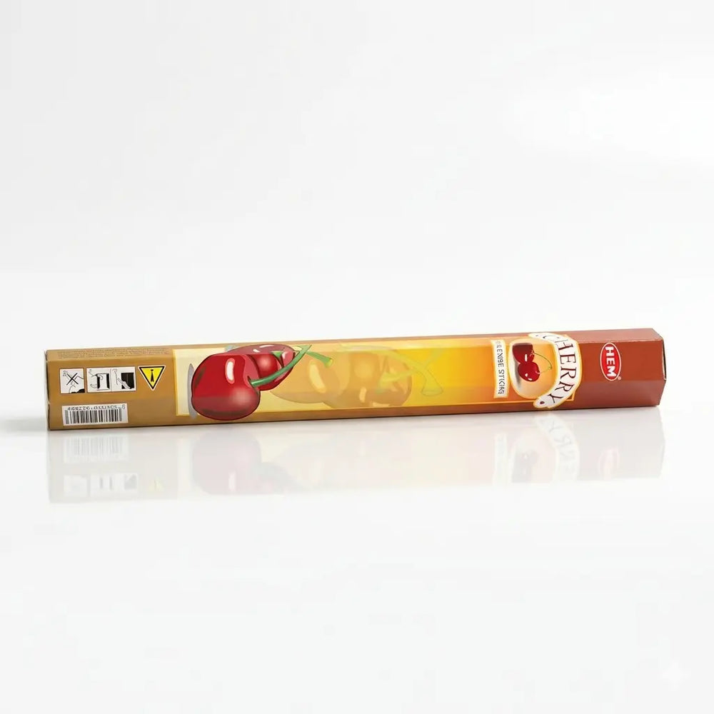 Cherry Incense Sticks (20-Pack) HEM Hexa  Ziya Blue