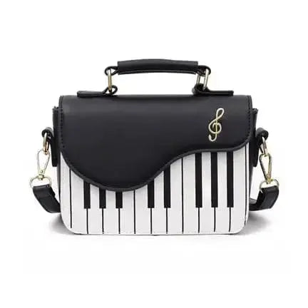 Chic PU Leather Piano Bag | Music-Themed Women's Shoulder Bag Ziya Blue Ziya Blue