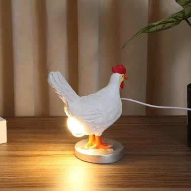 Chicken Egg Lamp - Realistic Farmhouse Decor Ziya Blue Ziya Blue