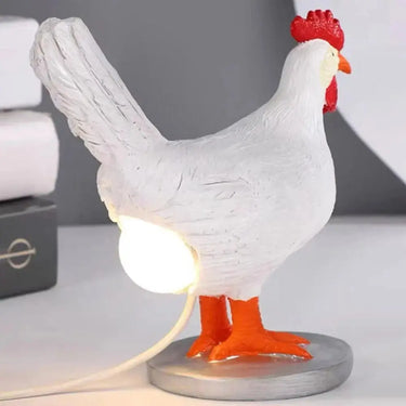 Chicken Egg Lamp - Realistic Farmhouse Decor Ziya Blue Ziya Blue