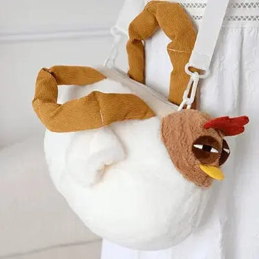 Chicken Purse – Judgmental 3D Plush Hen Bag Ziya Blue Ziya Blue