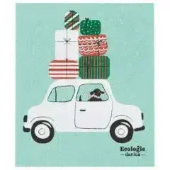 Christmas Swedish Dishcloth: Eco Cleaning Danica Ziya Blue