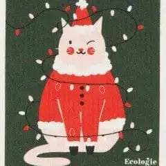 Christmas Swedish Dishcloth: Eco Cleaning Danica Ziya Blue