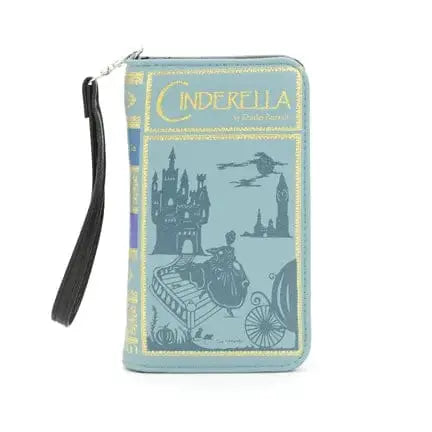 Cinderella Book Wallet | Fairy Tale Storybook Purse COMECO INC Ziya Blue