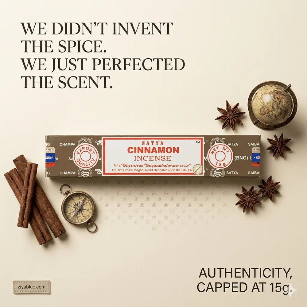 Cinnamon Incense Sticks: Spice Up Your Sanctuary Designs by Deekay Inc. Ziya Blue