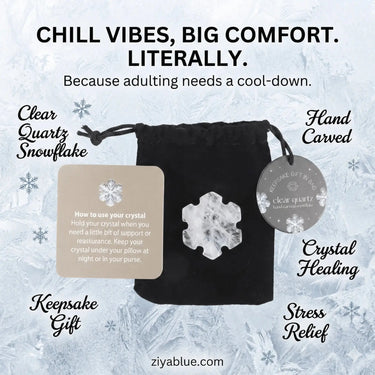 Clear Quartz Snowflake | Master Healer Something Different Ziya Blue