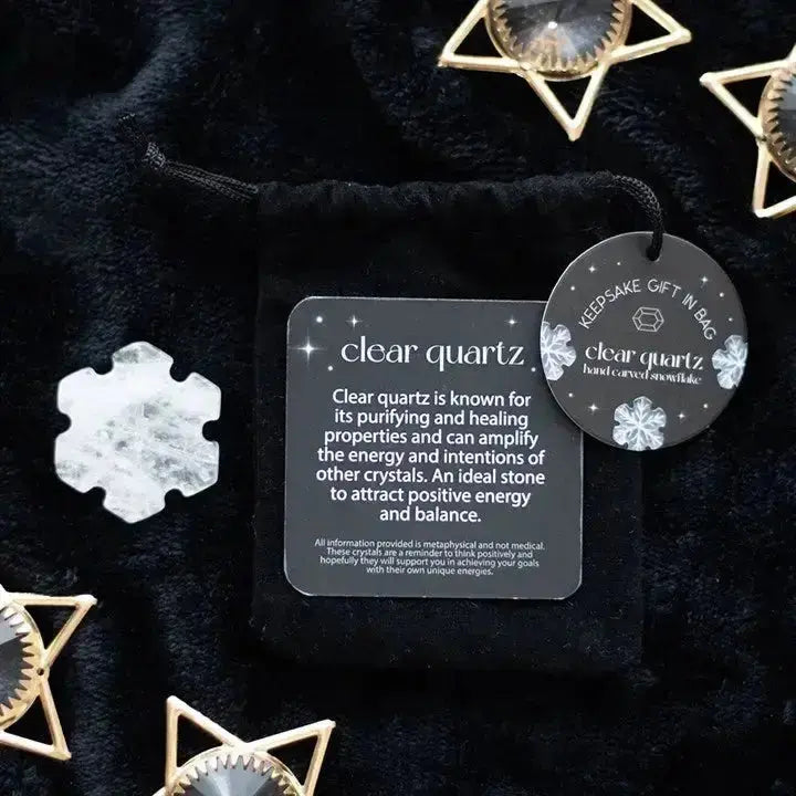 Clear Quartz Snowflake | Master Healer Something Different Ziya Blue