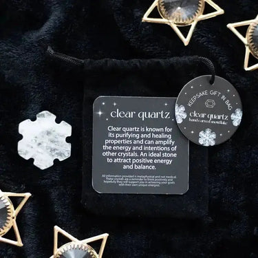 Clear Quartz Snowflake | Master Healer Something Different Ziya Blue