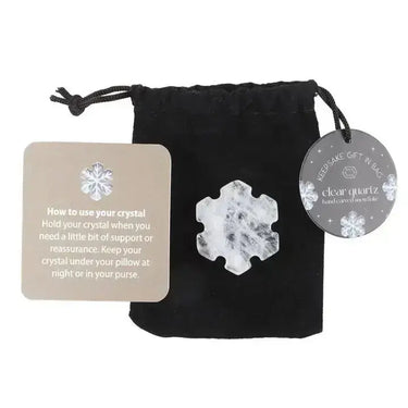 Clear Quartz Snowflake | Master Healer Something Different Ziya Blue