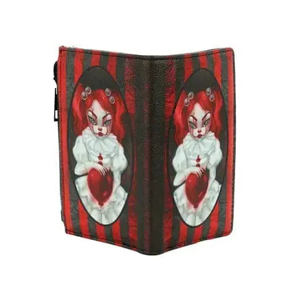 Clown Girl Wallet | Mischievous Circus Chic Accessory COMECO INC Ziya Blue