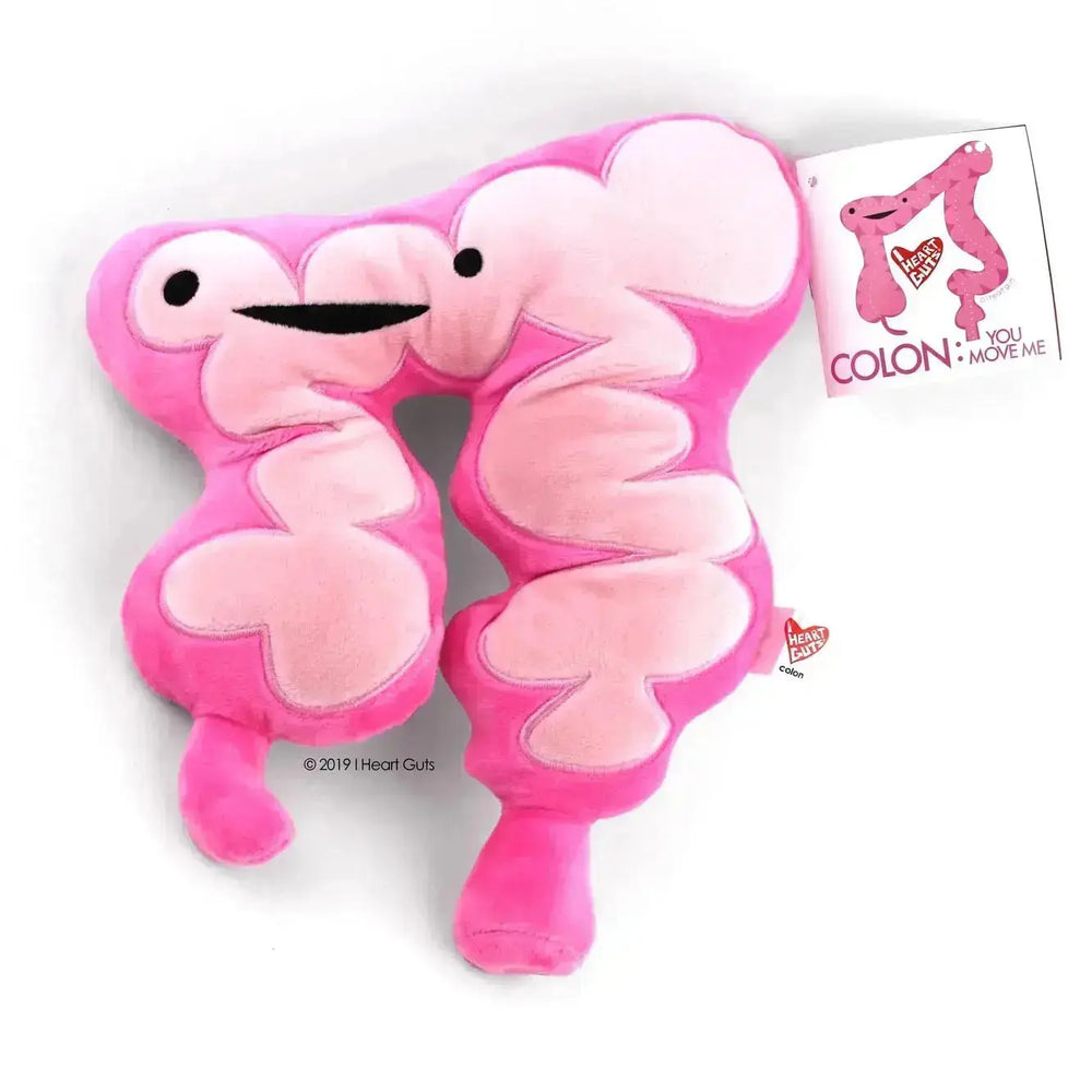 Colon Plushie | "You Move Me" Intestinal Pillow I Heart Guts Ziya Blue