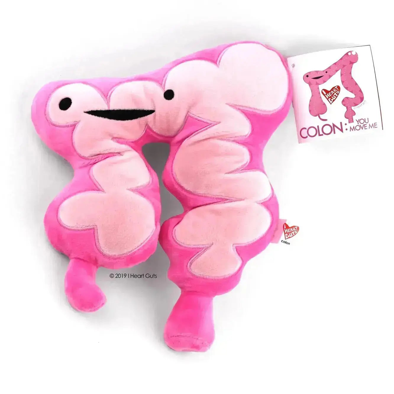 Colon Plushie | "You Move Me" Intestinal Pillow I Heart Guts Ziya Blue
