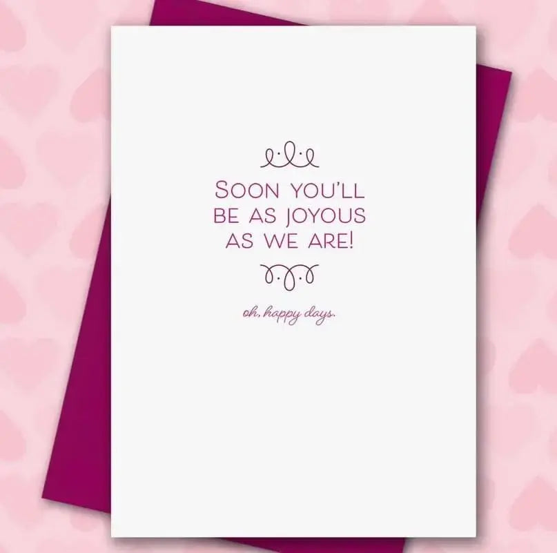 Congrats on Your Coupling: The Ultimate Lesbian Wedding Card Kweer Cards Ziya Blue