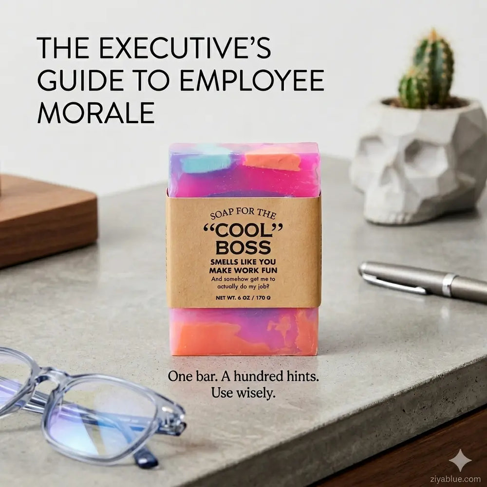Cool Boss Soap: The Ultimate "Not Fired" Thank You 🧼🍬  Ziya Blue