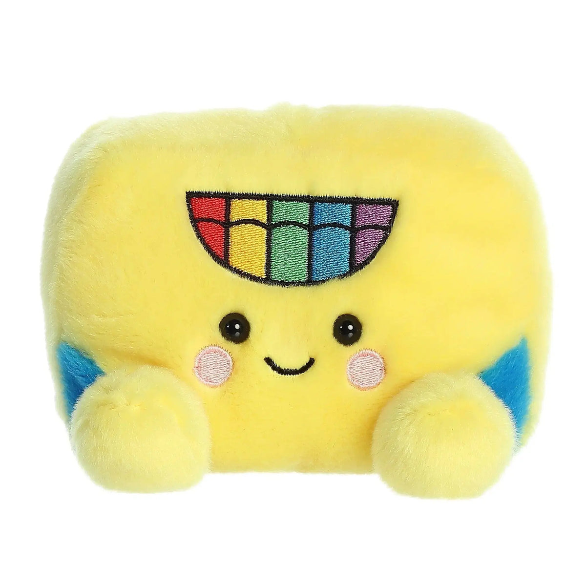 Crayon Box Plush | Palm Pals "Doodle" 5" Weighted Desk Toy Aurora Ziya Blue