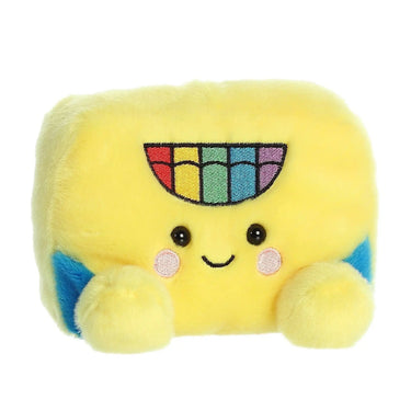 Crayon Box Plush | Palm Pals "Doodle" 5" Weighted Desk Toy Aurora Ziya Blue