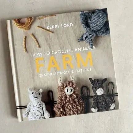 Crochet Farm Animals Book for Quirky Crafters Book Depot Ziya Blue