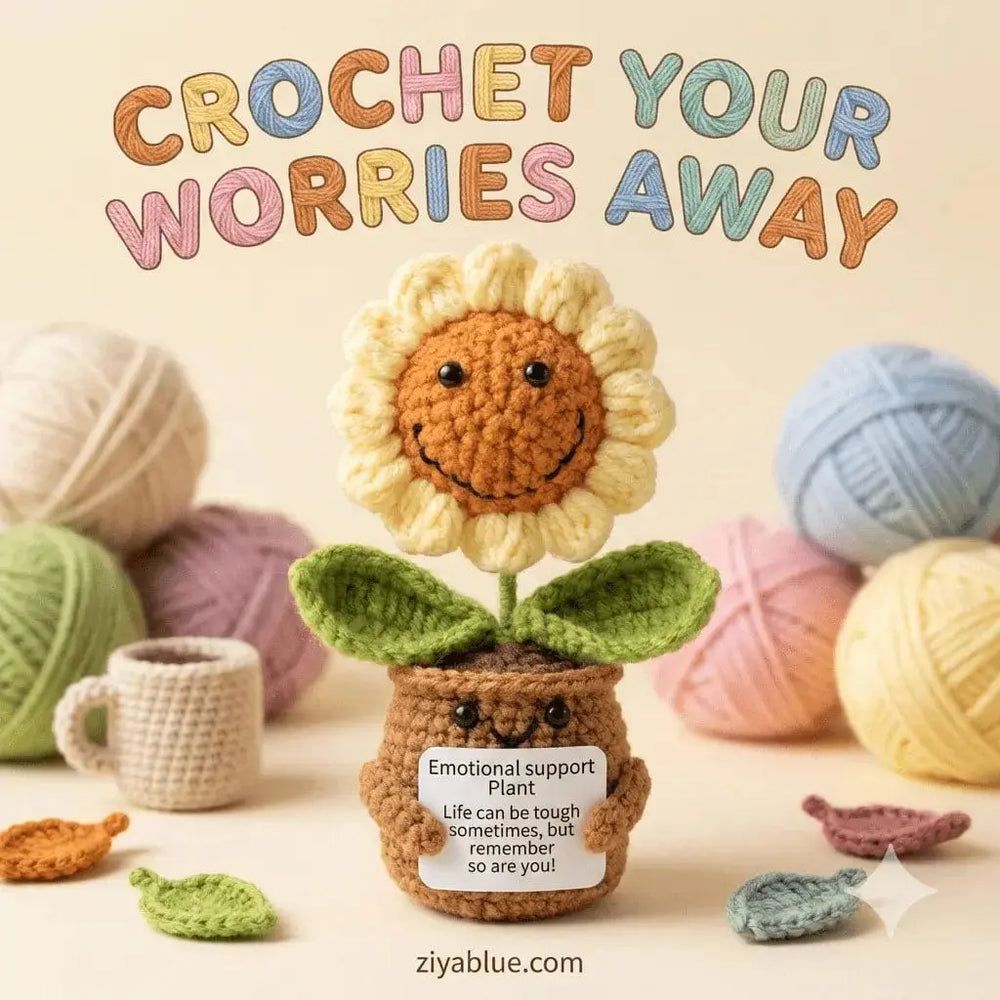 Crochet Sunflower Appreciation Gift 🌻✨ Ziya Blue Ziya Blue