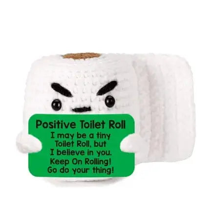 Crochet Toilet Roll | Positive Vibes Desk Buddy Ziya Blue Ziya Blue