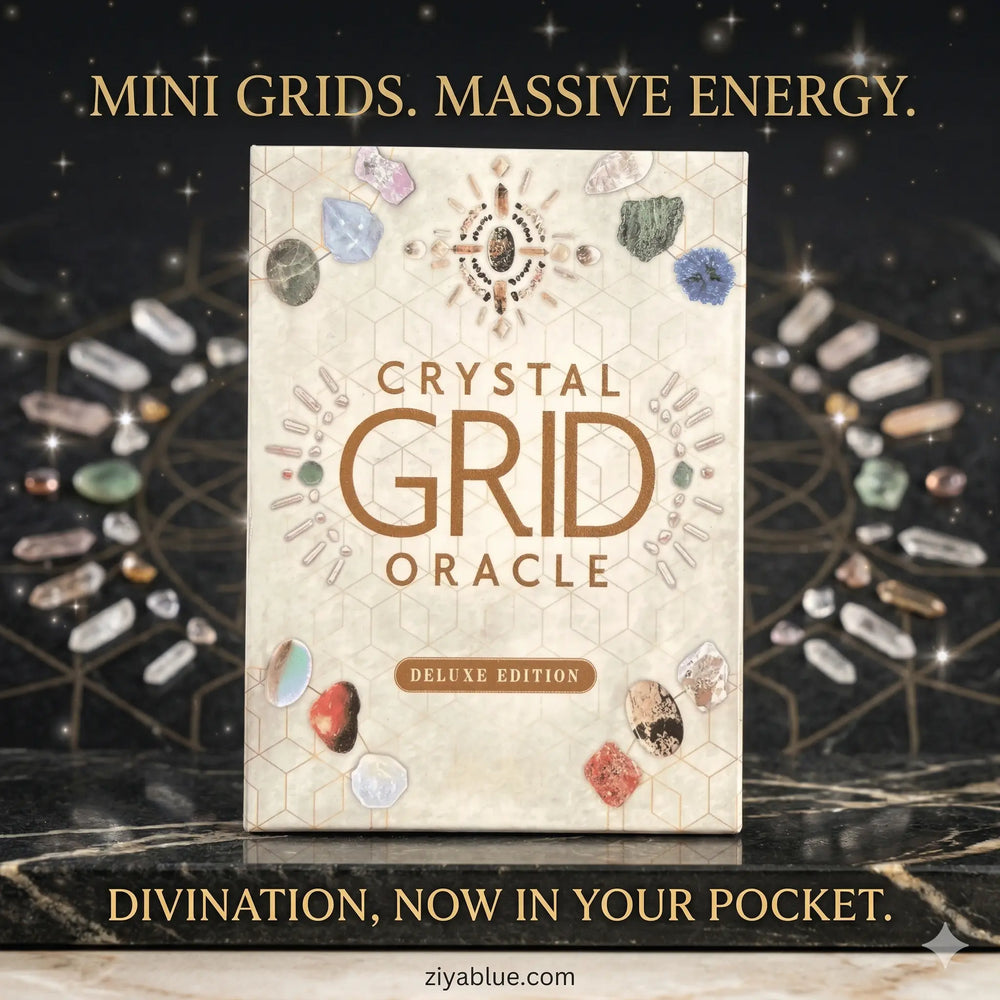 Crystal Grid Oracle Deck: Mini Deluxe Edition  Ziya Blue