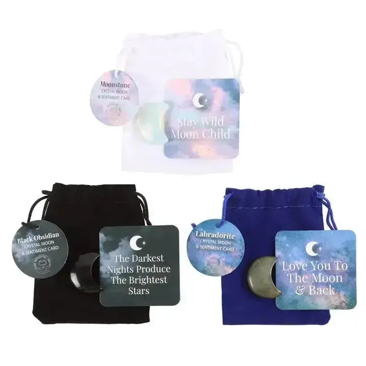 Crystal Moon Gift Set | Lunar Energy Talismans Something Different Ziya Blue