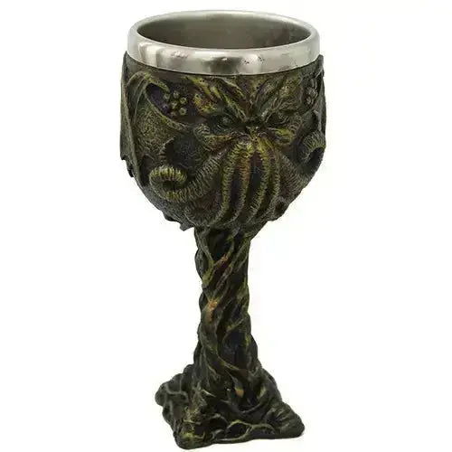 Cthulhu Goblet: Steampunk Mythical Chalice Pacific Giftware Ziya Blue