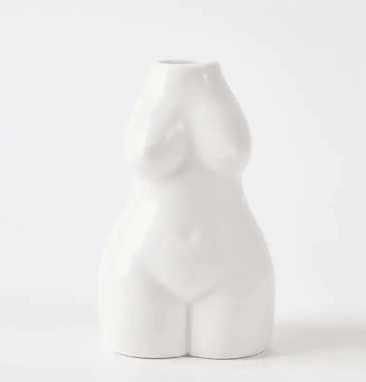 Curvy Ceramic Vase (4.75") | Body Positivity Faire Ziya Blue