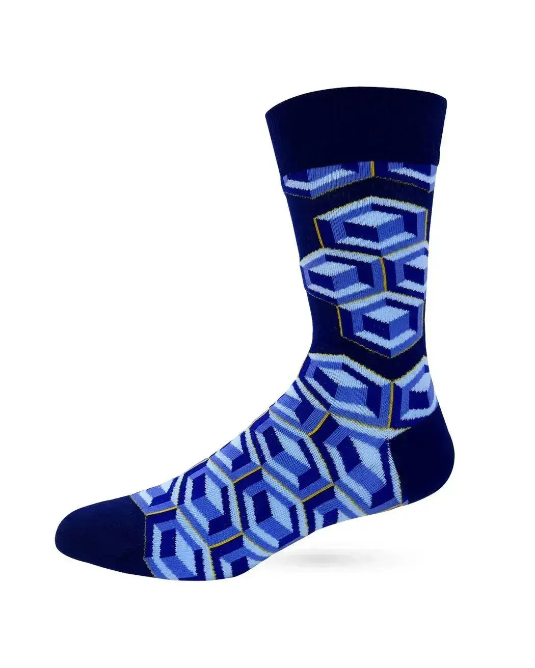 Dad Jokes Loading Socks: Mens Novelty Crew Fabdaz Ziya Blue